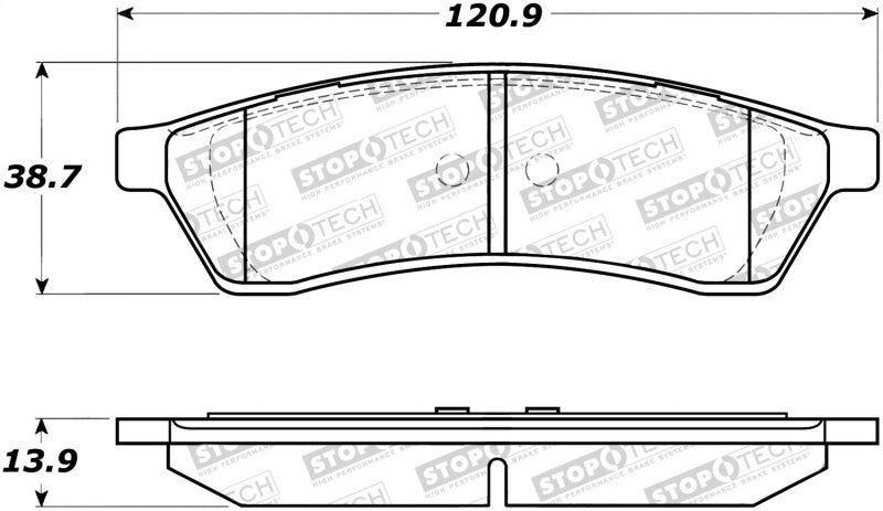 StopTech Street Brake Pads