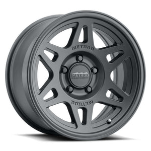 Method MR706 Bead Grip 17x8.5 0mm Offset 8x6.5 6.5mm Matte Black Wheel