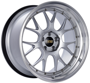 BBS LM-R 20x11 5x114.3 ET20 CB66 Diamond Silver Center Diamond Cut Lip Wheel