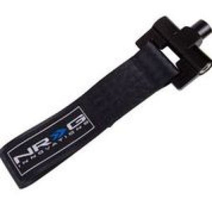 NRG Bolt-In Tow Strap Black- BMW E30 (5000lb. Limit)