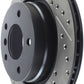 StopTech Power Slot 00 BMW 323 / 01-07 325 / 99-00 328 Series Rear Right Drilled & Slotted Rotor