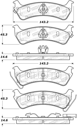 StopTech Street Select Brake Pads