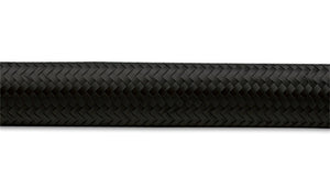 Vibrant -16 AN Black Nylon Braided Flex Hose (2 foot roll)