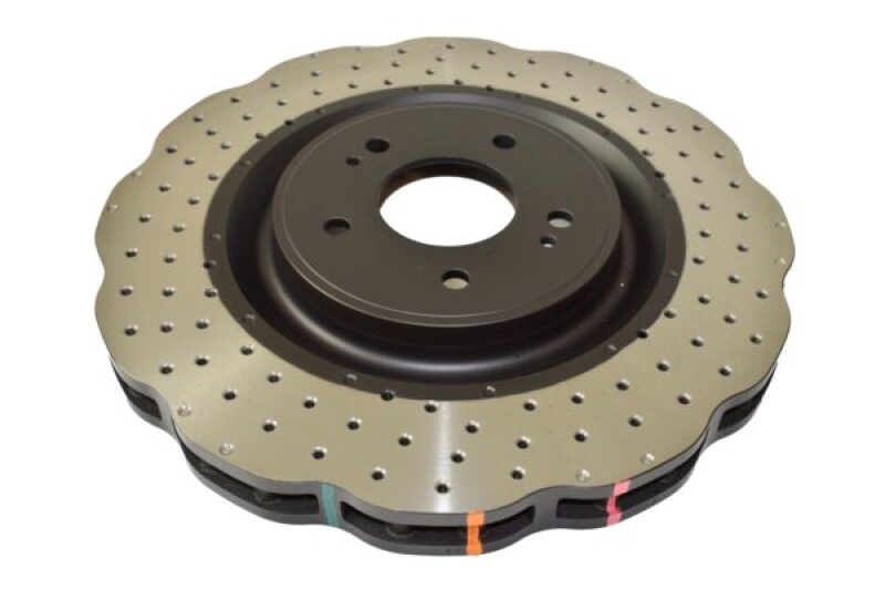 DBA 2006 Audi A3 Front 4000 Series Drilled Wavey Rotor