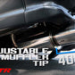 GReddy PE-TR Rolled Tip-Burnt-Ti L 130mm x 115mm