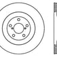 StopTech 02-10 Subaru WRX Slotted & Drilled Right Front Rotor (exc. STi)