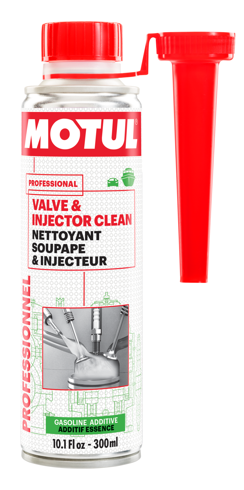 Motul 300ml Valve and Injector Clean Additive