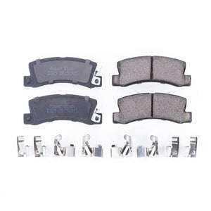 Power Stop 90-92 Geo Prizm Rear Z17 Evolution Ceramic Brake Pads w/Hardware