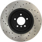 StopTech 08-09 BMW 535 Series / 04-09 545i/550i/645Ci/650i Slotted & Drilled Left Front Rotor