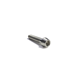 Ticon Industries Titanium Bolt Taper Cone M6x25x1TP 4mm Allen Head