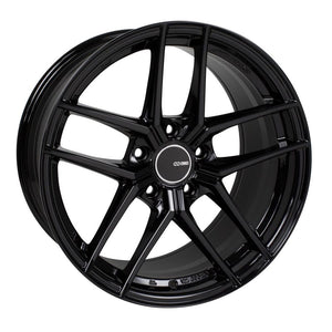 Enkei TY5 18x8.5 5x114.3 50mm Offset 72.6mm Bore Black Wheel