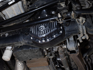 aFe POWER Pro Series Front Diff Cover Black w/ Machined Fins Ford F-250/350 23-26 (Dana M235)