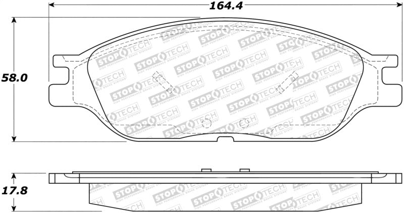 StopTech Street Select Brake Pads