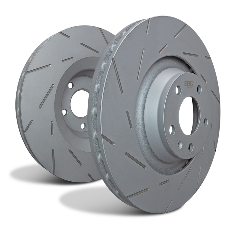 EBC 2020+ Ford Explorer 3.0L Hybrid Rear USR Slotted Rotors