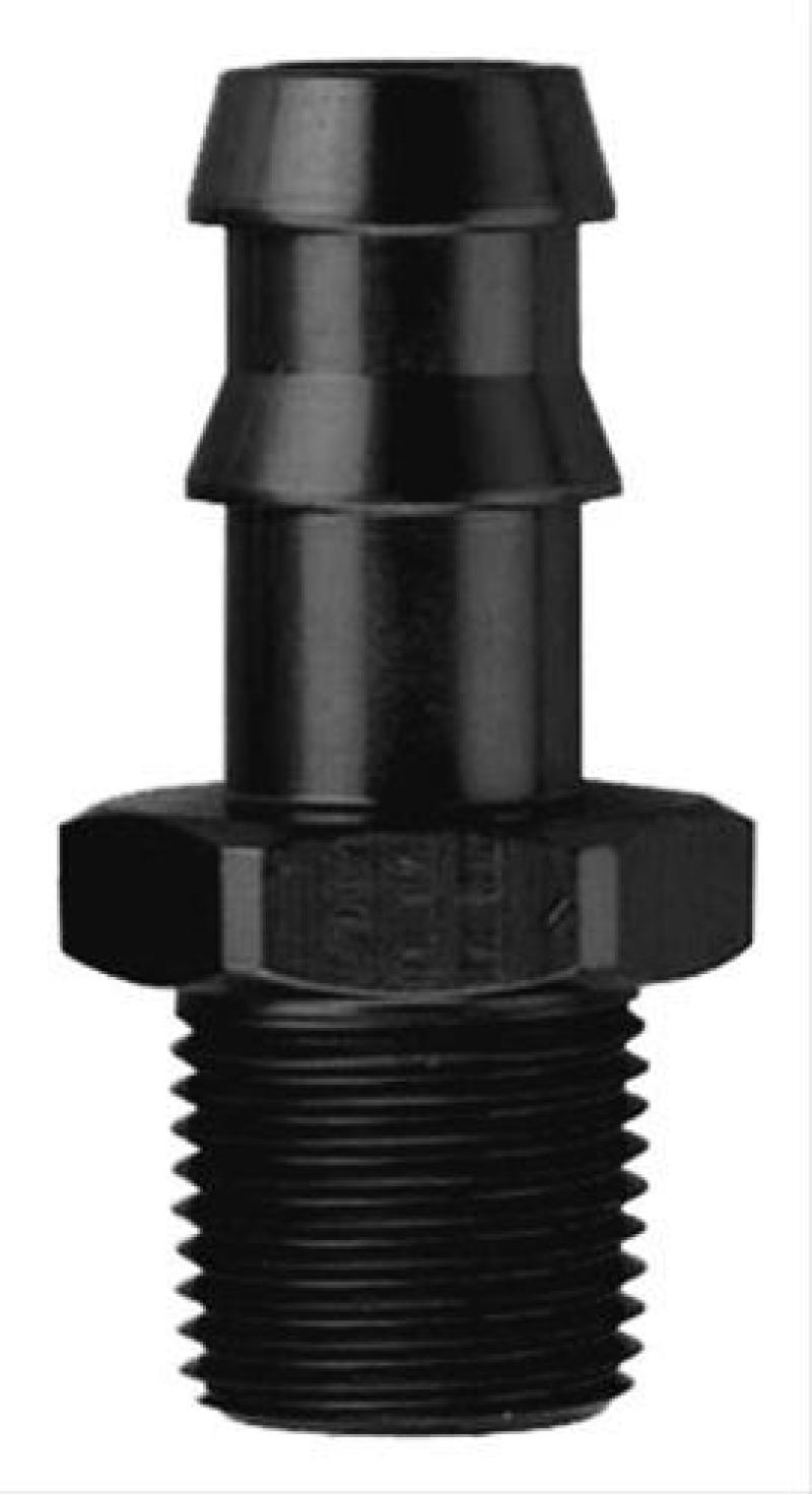 Fragola 1/2 Hose Barb x 3/8 NPT - Black