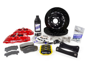EBC Racing Volkswagen Polo GTI (AW) Red Apollo-6 Calipers 355mm Rotors Front Big Brake Kit