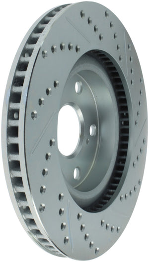 StopTech Select Sport 11-16 Toyota Avalon/ 11-17 Camry SportStop Slotted & Drilled Right Front Rotor