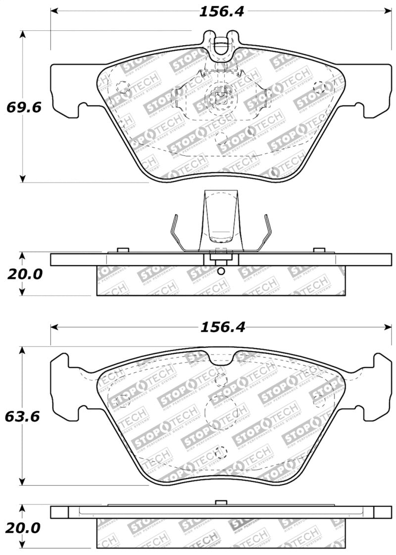 StopTech Performance Brake Pads