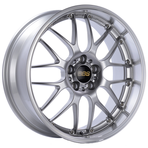 BBS RS-GT 18x11 5x130 ET45 CB71.6 Diamond Silver Center Diamond Cut Lip Wheel