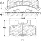 StopTech Sport Brake Pads w/Shims and Hardware - Front