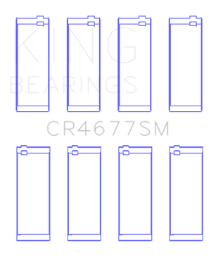 King Engine Bearings Opel 1.6 Turbo A16LET A16NET Z16LET (Size +0.50mm) Connecting Rod Bearing Set