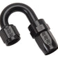 Russell Performance -10 AN Black 180 Degree Full Flow Swivel Hose End