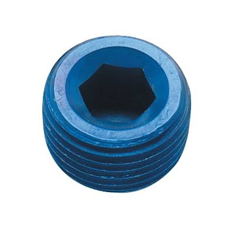 Fragola 1/16 NPT Internal Pipe Plug - Blue