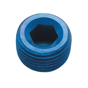 Fragola 1/2 NPT Internal Pipe Plug - Blue