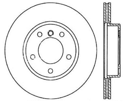 StopTech Power Slot 96-02 BMW Z3 / 03-01/06 Z4 (E86) / 3 Series Front Right Cryo Slotted Rotor