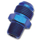 Russell Performance -6 AN to 1/8in NPT Straight Flare to Pipe (Blue)