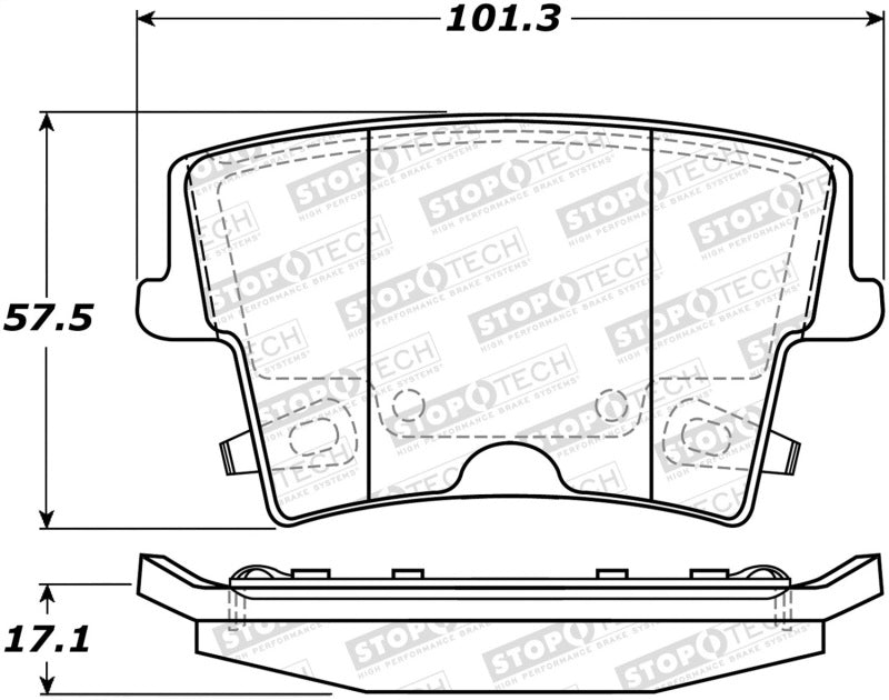 StopTech Street Select Brake Pads