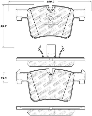 StopTech Street Select Brake Pads w/Hardware - Front