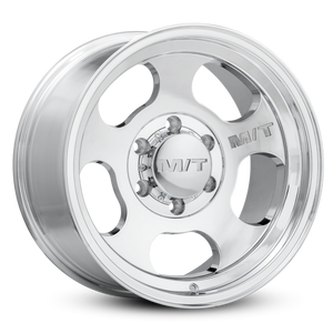 Mickey Thompson Canyon Polished Wheel - 15X8 5X4.5 BP 3.63in BS -22 Offset 78.1mm Bore