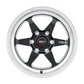 Weld S106 20x9.5 Ventura 6 6x139.7 ET06 BS5.50 Gloss BLK MIL DIA 106.1