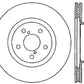 StopTech 05-10 Subaru Legacy / 10 Outback Drilled Left Front Rotor