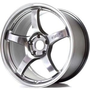 Gram Lights 57CR 18x9.5 +38 5x120 Grace Silver Wheel