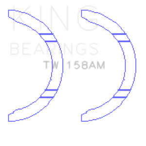 King Engine Bearings Mitsubishi 6G74 Thrust Washer Set
