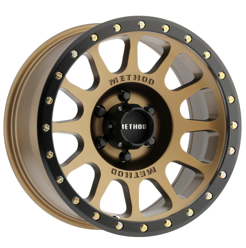 Method MR305 NV 16x8 0mm Offset 6x5.5 108mm CB Method Bronze/Black Street Loc Wheel