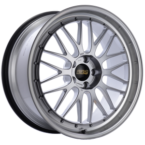 BBS LM 20x9.5 5x114.3 ET40 CB66 Diamond Silver Center Diamond Cut Lip Wheel