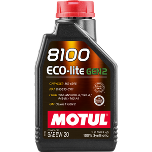 Motul 1L Synthetic Engine Oil 8100 Eco-Lite Gen3 5W20