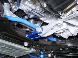 Cusco Engine Pitching Stopper w/ HD Rubber Bushing Steel Construction Blue 2023+ Toyota GR Corolla