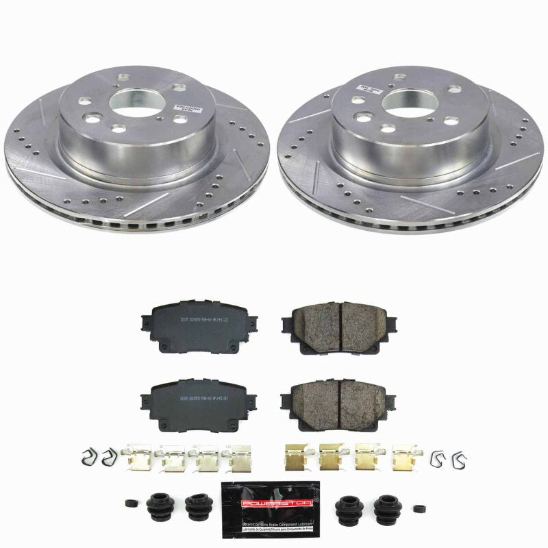 Power Stop 21-25 Lexus IS300 Rear Z23 Evolution Brake Kit