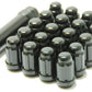 Wheel Mate Muteki Closed End Lug Nuts - Deep Black 12x1.25