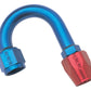 Russell Performance -10 AN Red/Blue 180 Degree Full Flow Hose End (1-1/4in Centerline Radius)