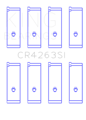 King Engine Bearings Toyota 1ZZ-FE Rod Bearing Set - Size +.25mm