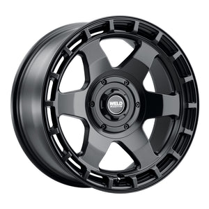 Weld Off-Road Ridge 20x9 - 8x170 BP - ET0 - 125.1mm CB - Satin Black Wheel