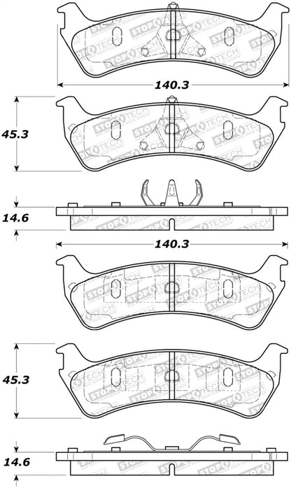 StopTech Street Brake Pads