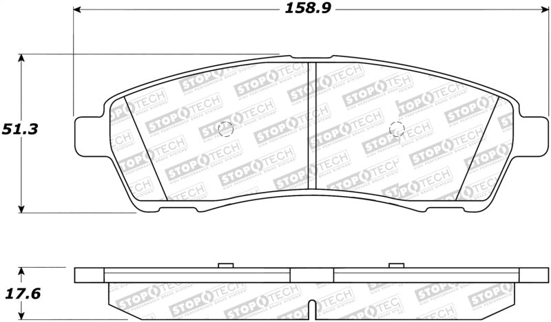 StopTech Street Select Brake Pads