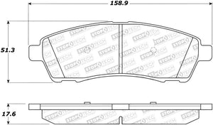 StopTech Street Select Brake Pads