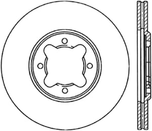 StopTech 82-85 Toyota Celica Supra Drilled Front Right Rotor